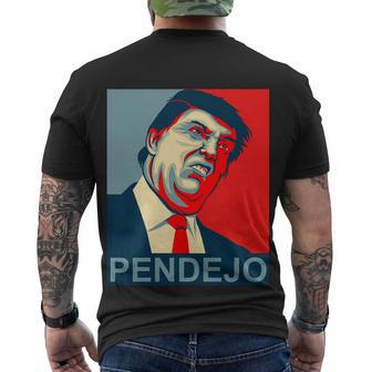 Anti Trump Pendejo Never Trump Not My President Tshirt Men's Crewneck Short Sleeve Back Print T-shirt - Monsterry AU