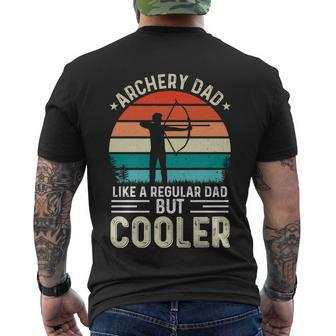 Archery Dad Fathers Day For Archer Bow Hunter Men's T-shirt Back Print - Thegiftio UK