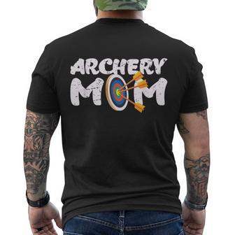 Archery Mom Archer Arrow Bow Target Men's T-shirt Back Print