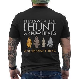 Arrowhead Hunting Arrowhead Arrowhead Hunter Funny Gift Men's Crewneck Short Sleeve Back Print T-shirt - Monsterry