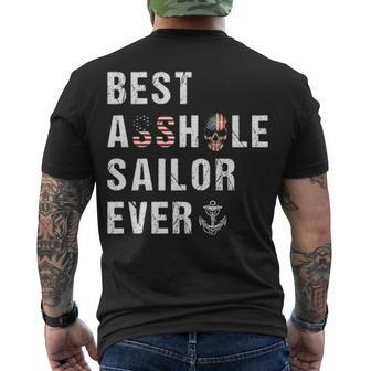 Asshole Sailor Ever Men's Crewneck Short Sleeve Back Print T-shirt - Monsterry UK