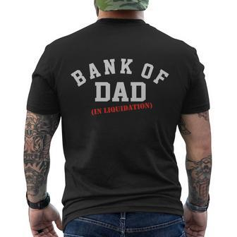 Bank Of Dad Men's Crewneck Short Sleeve Back Print T-shirt - Monsterry DE