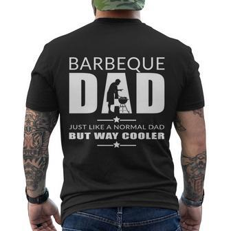 Barbeque Dad Fathers Day Bbq Grilling Smoking Cool Dad Meaningful Men's T-shirt Back Print - Thegiftio UK
