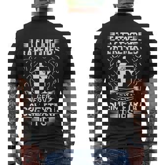 Bartending Shaker Mixing Cocktail Bartender Men's T-shirt Back Print - Thegiftio UK