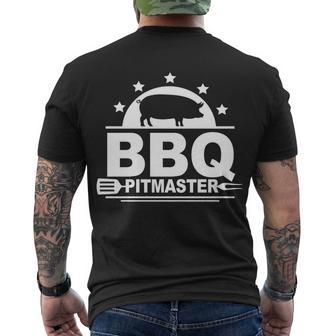 Bbq Pitmaster Tshirt Men's Crewneck Short Sleeve Back Print T-shirt - Monsterry