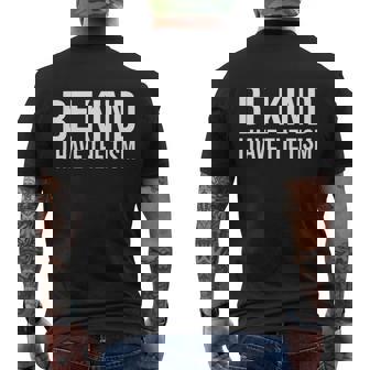 Be Kind I Have The Tism Men's Crewneck Short Sleeve Back Print T-shirt - Monsterry