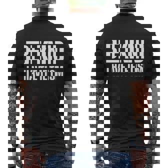 Be Kind I Have The Tism Men's Crewneck Short Sleeve Back Print T-shirt - Monsterry