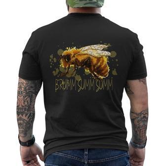 Bee Clothing For Beekeepers And Bee Lovers Gift Men's Crewneck Short Sleeve Back Print T-shirt - Monsterry DE