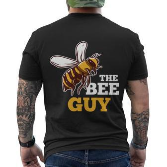 Bee Guy Insect Animal Lover Beekeeper Men Gift Men's Crewneck Short Sleeve Back Print T-shirt - Monsterry CA