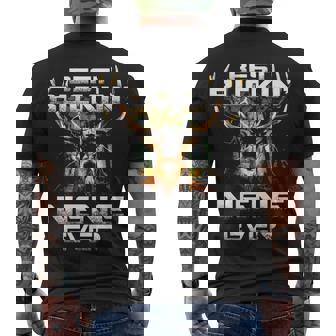 Best Buckin Nene Ever Hunting Hunter Men's T-shirt Back Print - Thegiftio