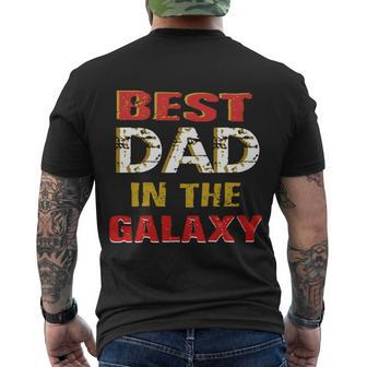 Best Dad In The Galaxy Best Dad In The Galaxy Father Day Men's T-shirt Back Print - Thegiftio UK