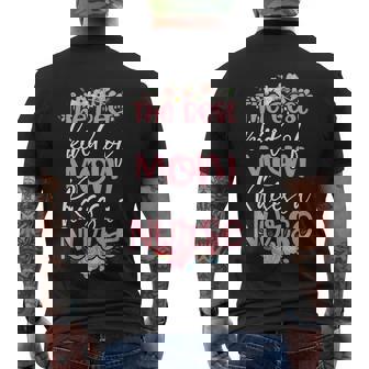 Best Kind Of Mom Raises A Nurse Flowers Rn V10 Men's T-shirt Back Print - Thegiftio