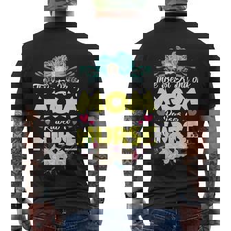 Best Kind Of Mom Raises A Nurse Flowers Rn V3 Men's T-shirt Back Print - Thegiftio