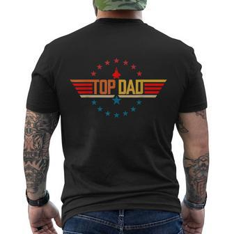 Best Top Dad Shirt Fathers Day Birthday Men's T-shirt Back Print - Thegiftio UK