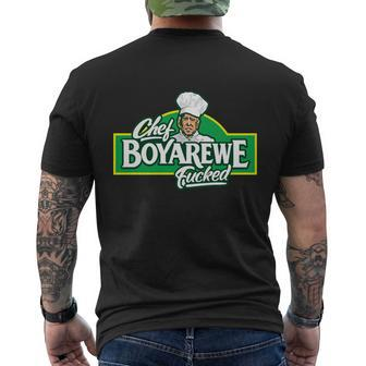 Biden Chef Boyarewe V2 Men's Crewneck Short Sleeve Back Print T-shirt - Monsterry DE