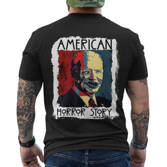 Biden Horror American Zombie Story Halloween Retro Vintage Men's T-shirt Back Print - Thegiftio UK