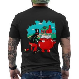 Big Bad Wolf Kool Aid Tshirt Men's Crewneck Short Sleeve Back Print T-shirt - Monsterry AU