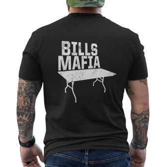 Bills Mafia Funny Table Men's Crewneck Short Sleeve Back Print T-shirt - Monsterry AU