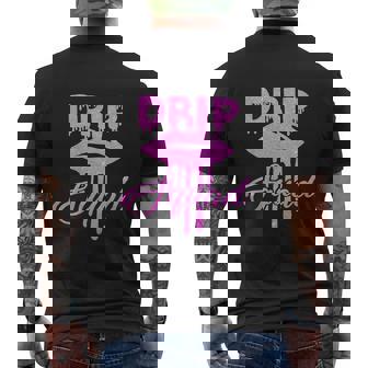 Birthday Pink Drip Squad Lip Brithday Drip Men's T-shirt Back Print - Thegiftio UK