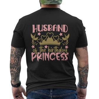 The Birthday Princess Husband Men's T-shirt Back Print - Thegiftio UK