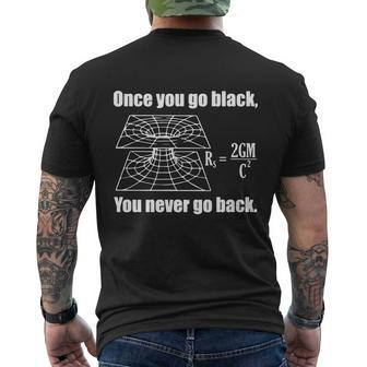 Black Hole V2 Men's Crewneck Short Sleeve Back Print T-shirt - Monsterry CA