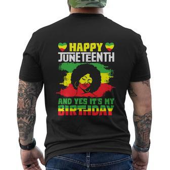 Black Human Rights Juneteenth 2022 Day Birthday V14 Men's T-shirt Back Print - Thegiftio UK