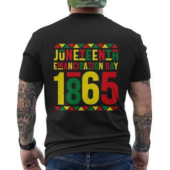 Black Human Rights Juneteenth 2022 Day Birthday V18 Men's T-shirt Back Print - Thegiftio UK