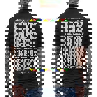 Black History Is American History Patriotic African American 2 Men's T-shirt Back Print - Thegiftio UK