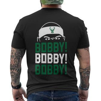 Bobby Bobby Bobby Milwaukee Basketball Tshirt Men's Crewneck Short Sleeve Back Print T-shirt - Monsterry CA