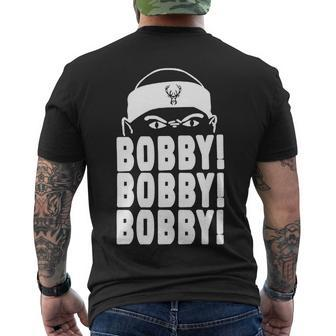 Bobby Bobby Bobby Milwaukee Basketball Tshirt V2 Men's Crewneck Short Sleeve Back Print T-shirt - Monsterry
