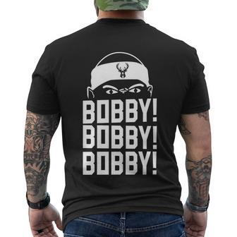 Bobby Bobby Bobby Milwaukee Basketball V3 Men's Crewneck Short Sleeve Back Print T-shirt - Monsterry DE