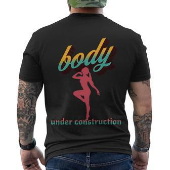 Body Under Construction Men's T-shirt Back Print - Thegiftio UK