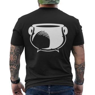 Boiling Pot Funny Halloween Quote Men's Crewneck Short Sleeve Back Print T-shirt - Monsterry UK