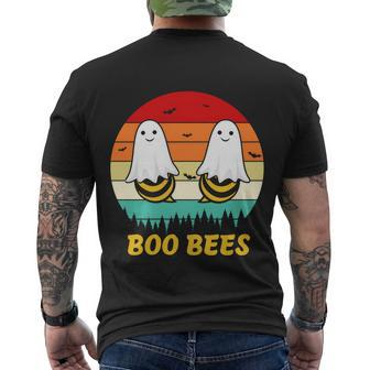 Boo Bees Ghost Halloween Quote V2 Men's Crewneck Short Sleeve Back Print T-shirt - Monsterry AU