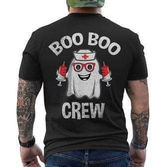 Boo Boo Crew Nurse Halloween Costume For Womens Men's T-shirt Back Print - Seseable