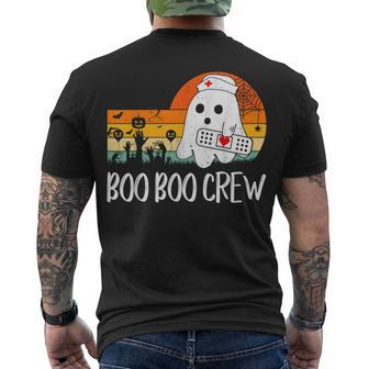 Boo Boo Crew Nurse Halloween Nurse For Women Men's T-shirt Back Print - Seseable
