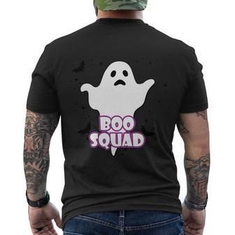 Boo Squad Halloween Day Sublimation Retro Halloween Men's T-shirt Back Print - Thegiftio UK