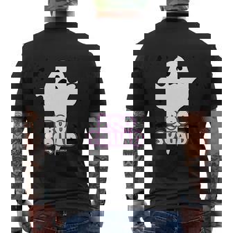Boo Squad Halloween Day Sublimation Retro Halloween Men's T-shirt Back Print - Thegiftio UK