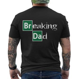 Breaking Dad Men's Crewneck Short Sleeve Back Print T-shirt - Monsterry