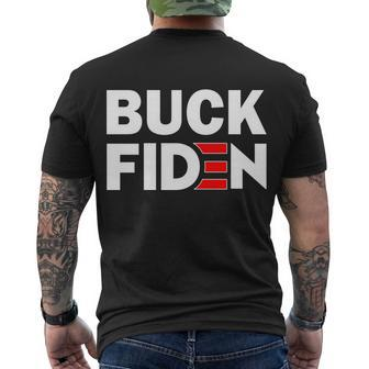 Buck Fiden V2 Men's Crewneck Short Sleeve Back Print T-shirt - Monsterry