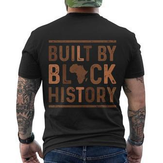 Built By Black History Men's Crewneck Short Sleeve Back Print T-shirt - Monsterry UK