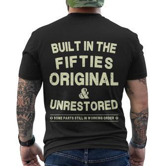 Built In The Fifties Original Unrestored Men's T-shirt Back Print - Thegiftio UK