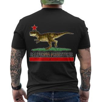 California Republic Prehistoric Trex Men's Crewneck Short Sleeve Back Print T-shirt - Monsterry UK