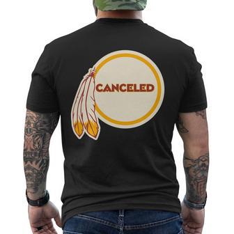 Canceled Washington Football Team Tshirt Men's Crewneck Short Sleeve Back Print T-shirt - Monsterry