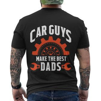 Car Guys Make The Best Dads Cool Fathers Day Men's T-shirt Back Print - Thegiftio UK