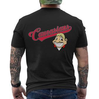 Caucasians Tshirt Men's Crewneck Short Sleeve Back Print T-shirt - Monsterry DE