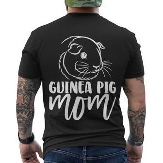 Cavy Lover Guinea Pig Owner Mama Mommy Guinea Pig Mom Meaningful Men's T-shirt Back Print - Thegiftio UK