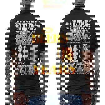 Cheers And Beers To 80 Years 80Th Birthday Beer Lover Men's T-shirt Back Print - Thegiftio