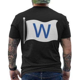 Chicago Win W Flag Baseball Tshirt Men's Crewneck Short Sleeve Back Print T-shirt - Monsterry AU
