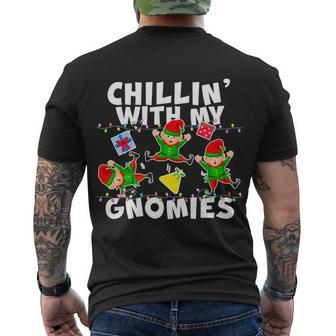 Chillin With My Gnomies Men's T-shirt Back Print - Thegiftio UK